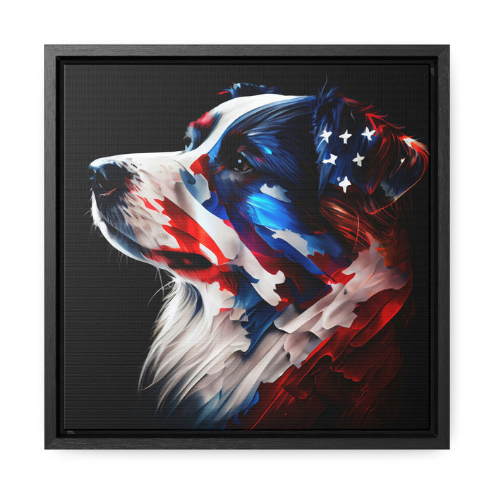 "Paw-some Canvas Art"  -   Abstract   -   Gallery Canvas Wraps, Square Frame  -  #DS0360