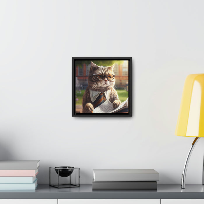 "Paw-some Canvas Art"  -   *Get the job done*   -   Gallery Canvas Wraps, Square Frame  -  #DS0380