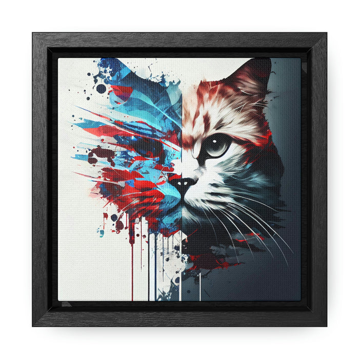 "Paw-some Canvas Art"  -   Abstract   -   Gallery Canvas Wraps, Square Frame  -  #DS0346