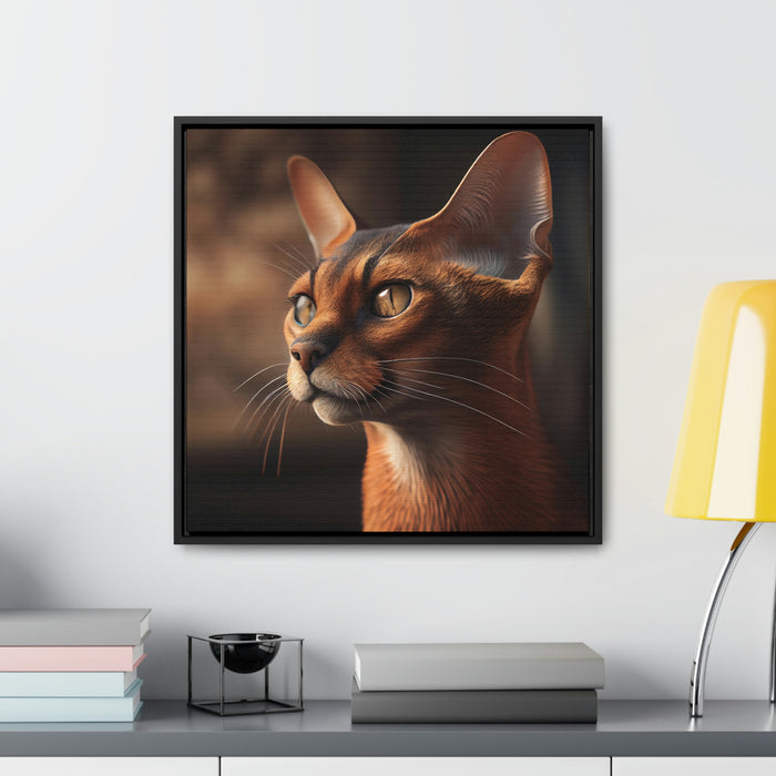 "Paws and Claws"   -   Gallery Canvas Wraps, Square Frame   -   #DS0184