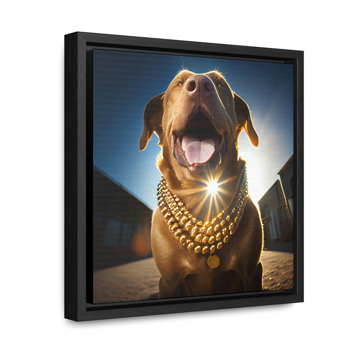 "Funny furry friends"   -  Gallery Canvas Wraps, Square Frame  -  #DS0600