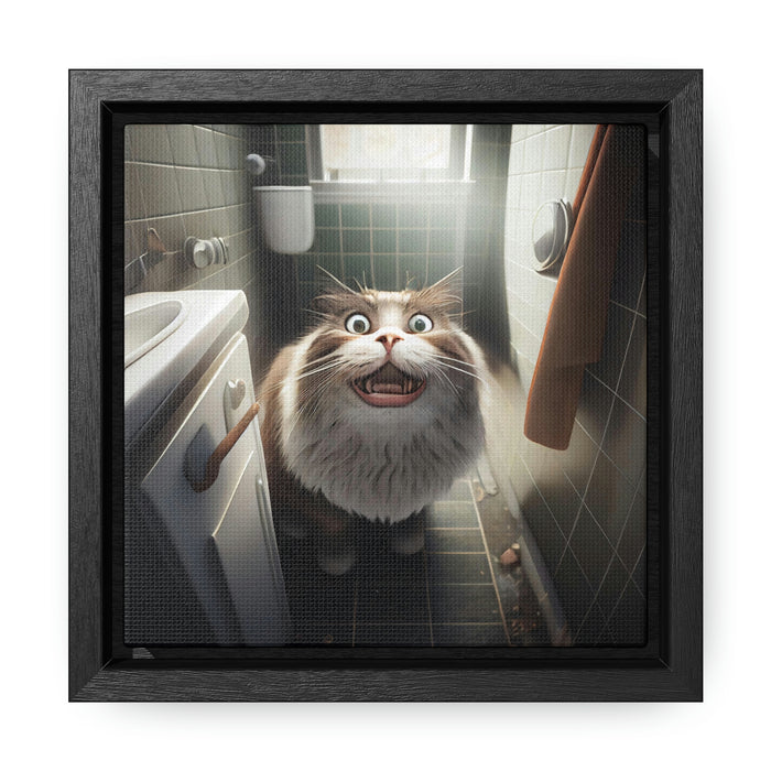 "Furry funny friends"   -  Gallery Canvas Wraps, Square Frame  -  #DS0218