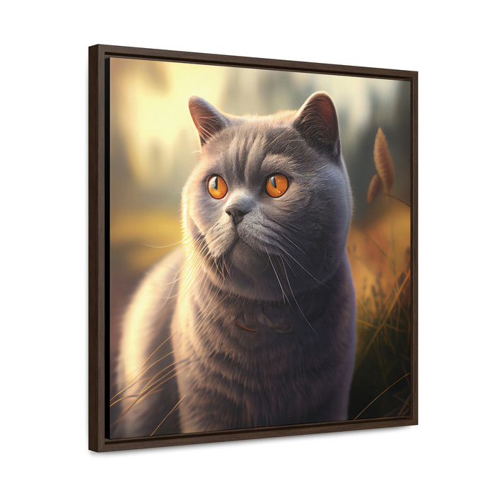 "Paws and Claws"   -   Gallery Canvas Wraps, Square Frame   -   #DS0197