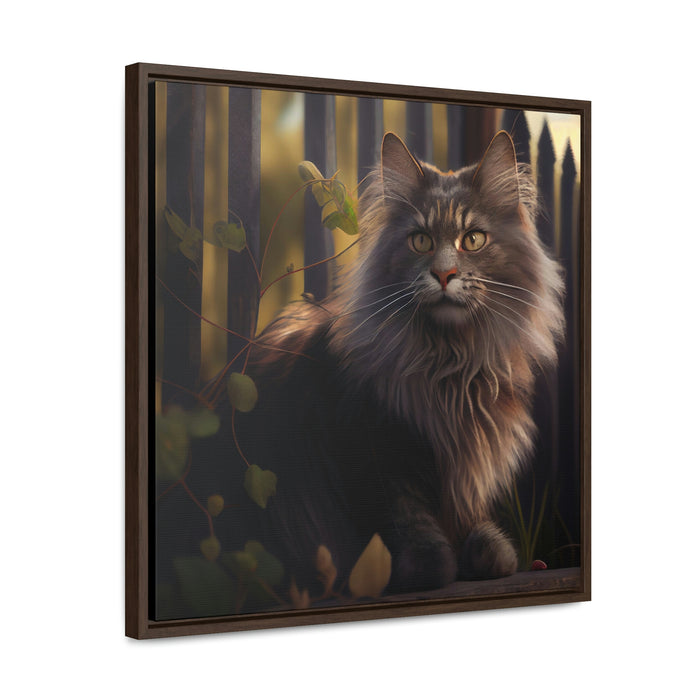 "Paws and Claws"   -   Gallery Canvas Wraps, Square Frame   -   #DS0261