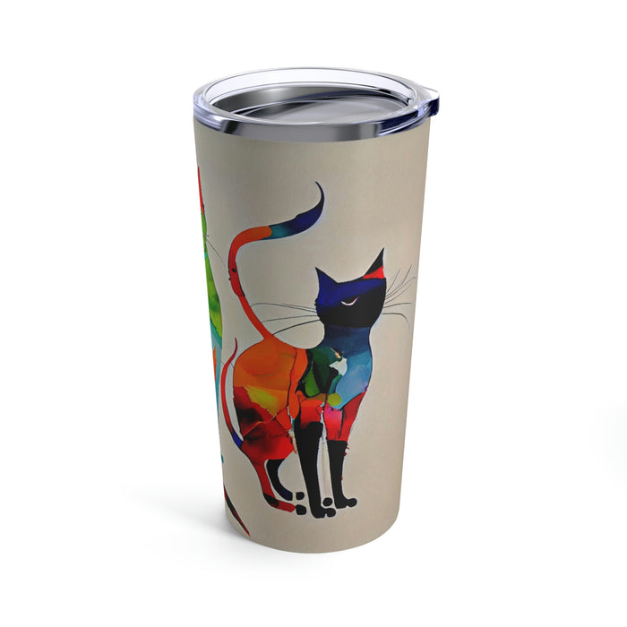 "Cat-titude in a Cup"   -   Tumbler 20oz   -   #DS0540