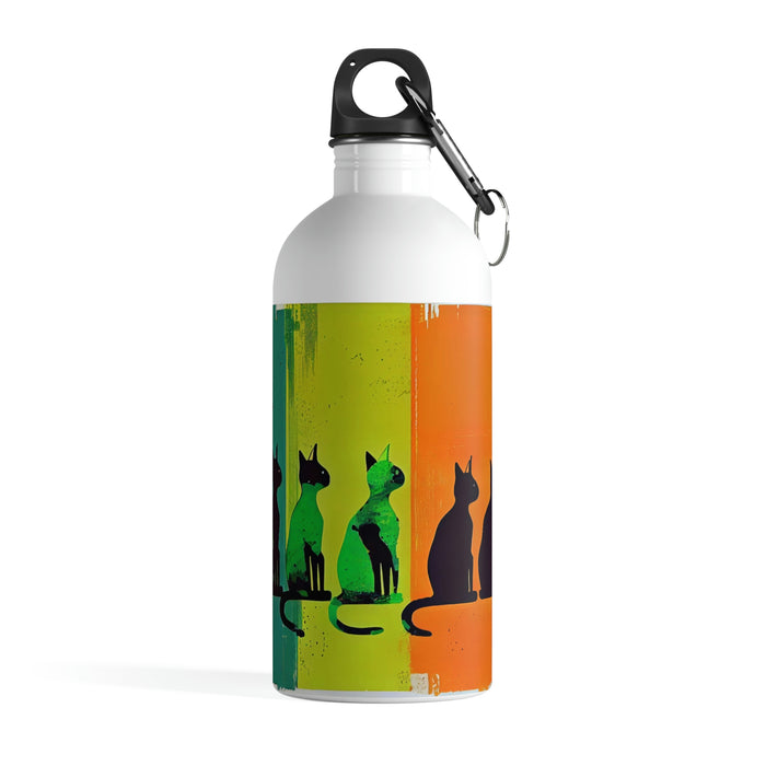 "Paw-some hydration"   -   Stainless Steel Water Bottle  -  #DS0545