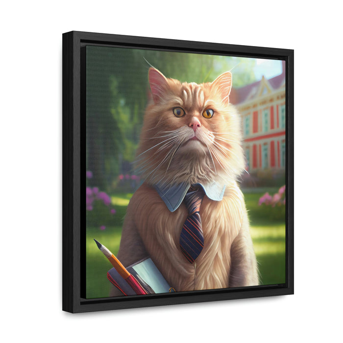 "Paw-some Canvas Art"  -   *Get the job done*   -   Gallery Canvas Wraps, Square Frame  -  #DS0395