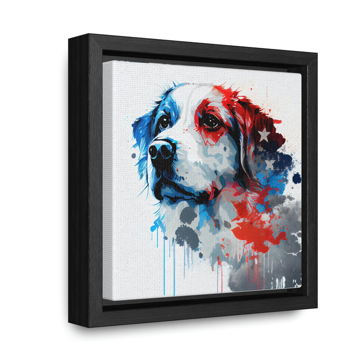 "Paw-some Canvas Art"  -   Abstract   -   Gallery Canvas Wraps, Square Frame  -  #DS0351