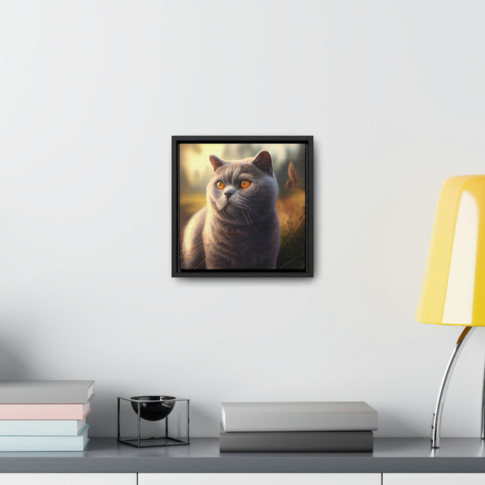 "Paws and Claws"   -   Gallery Canvas Wraps, Square Frame   -   #DS0197