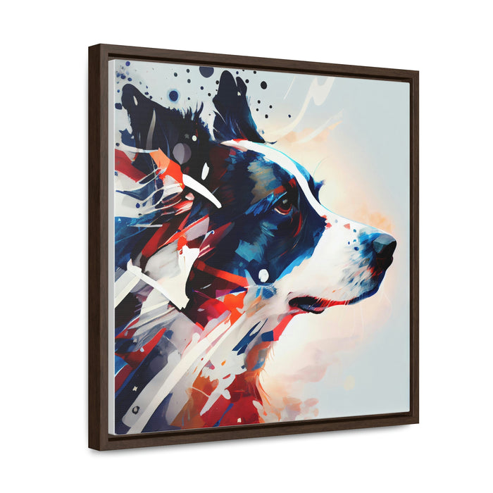 "Paw-some Canvas Art"  -   Abstract   -   Gallery Canvas Wraps, Square Frame  -  #DS0349