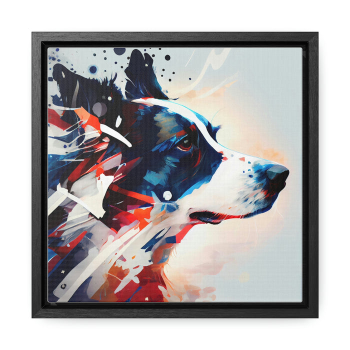 "Paw-some Canvas Art"  -   Abstract   -   Gallery Canvas Wraps, Square Frame  -  #DS0349