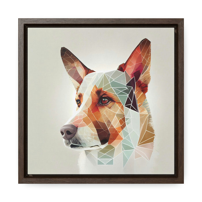 "Paw-some Canvas Art" - Abstract - Gallery Canvas Wraps, Square Frame  -  #DS0372