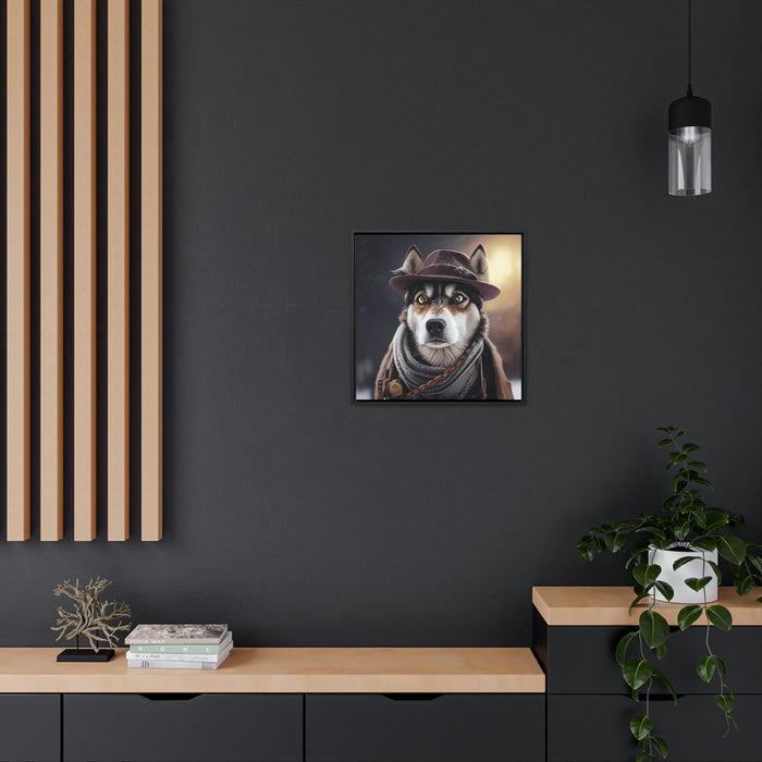 "Paw-some Canvas Art"  -   *Get the job done*   -   Gallery Canvas Wraps, Square Frame  -  #DS0094