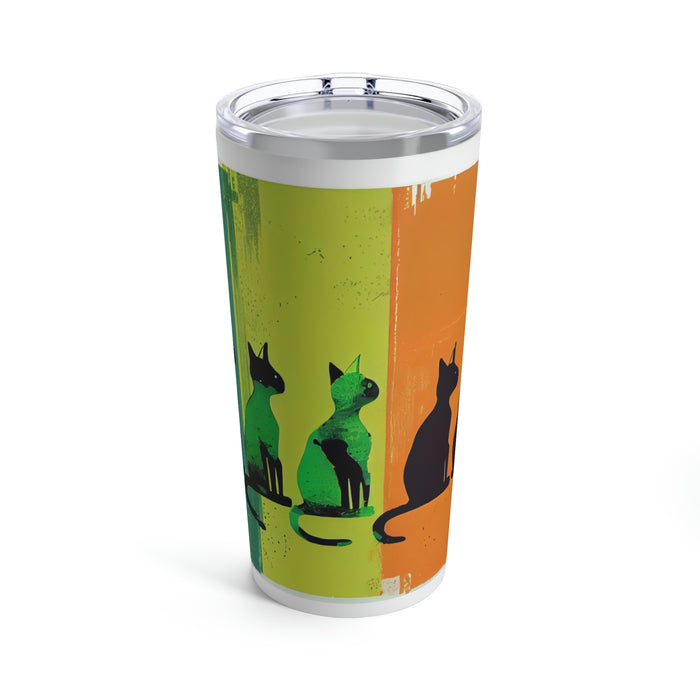 "Cat-titude in a Cup"   -   Tumbler 20oz   -   #DS0000
