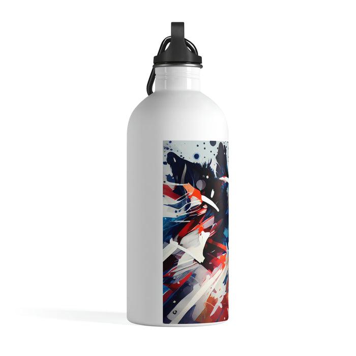 "Paw-some hydration"   -   Stainless Steel Water Bottle  -  #DS0349