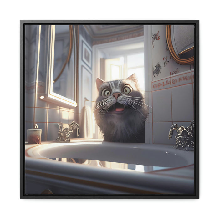 "Funny furry friends"   -  Gallery Canvas Wraps, Square Frame  -  #DS0227
