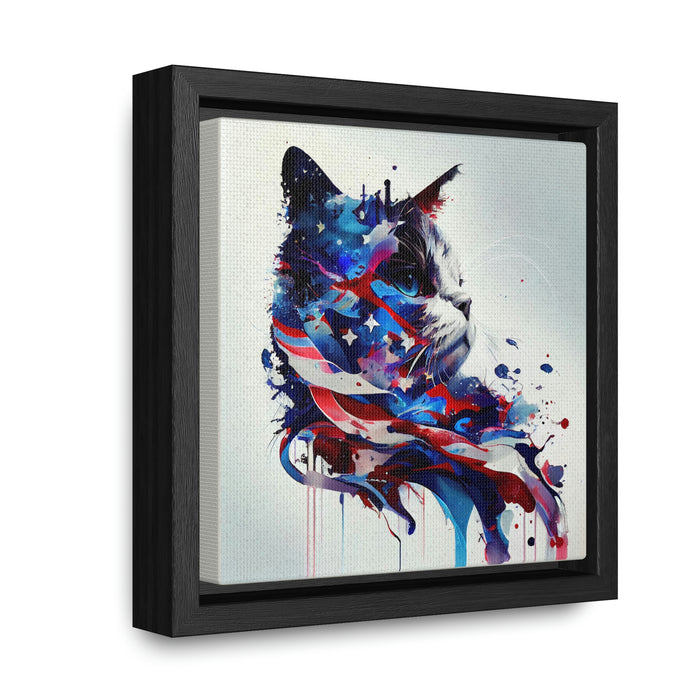 "Paw-some Canvas Art"  -   Abstract   -   Gallery Canvas Wraps, Square Frame  -  #DS0346