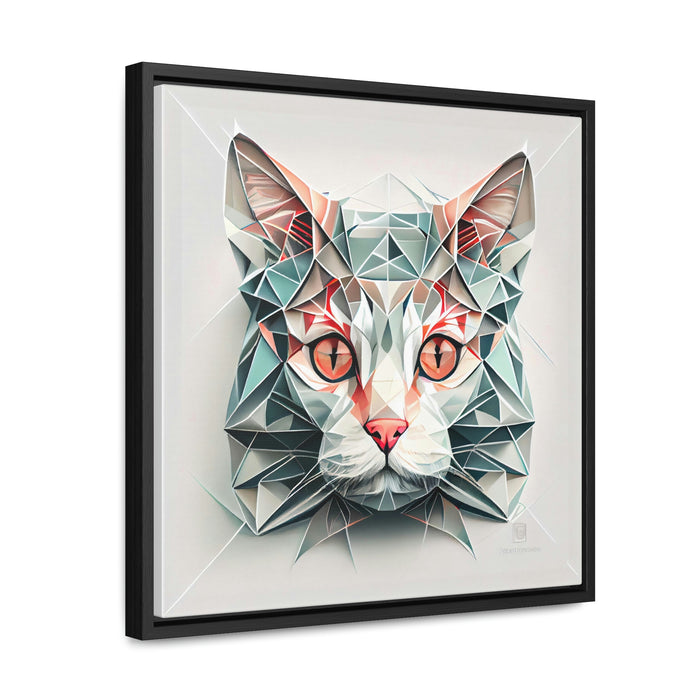 "Paw-some Canvas Art"  -   Abstract   -   Gallery Canvas Wraps, Square Frame  -  #DS0365
