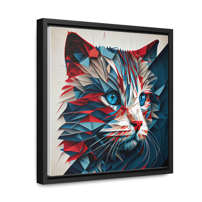 "Paw-some Canvas Art"  -   Abstract   -   Gallery Canvas Wraps, Square Frame  -  #DS0369