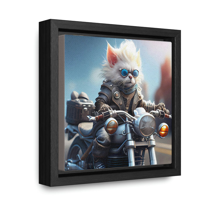 "Paws on the Field"   -   Gallery Canvas Wraps, Square Frame  -  #DS0325
