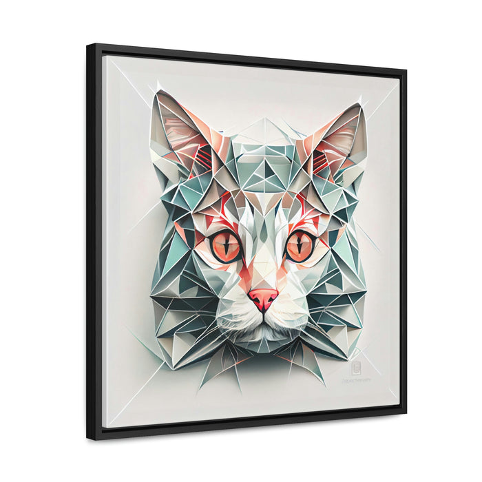 "Paw-some Canvas Art"  -   Abstract   -   Gallery Canvas Wraps, Square Frame  -  #DS0365