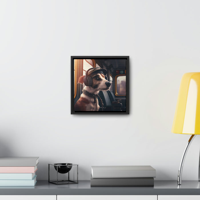 "Paw-some Canvas Art"  -   *Get the job done*   -   Gallery Canvas Wraps, Square Frame  -  #DS0137