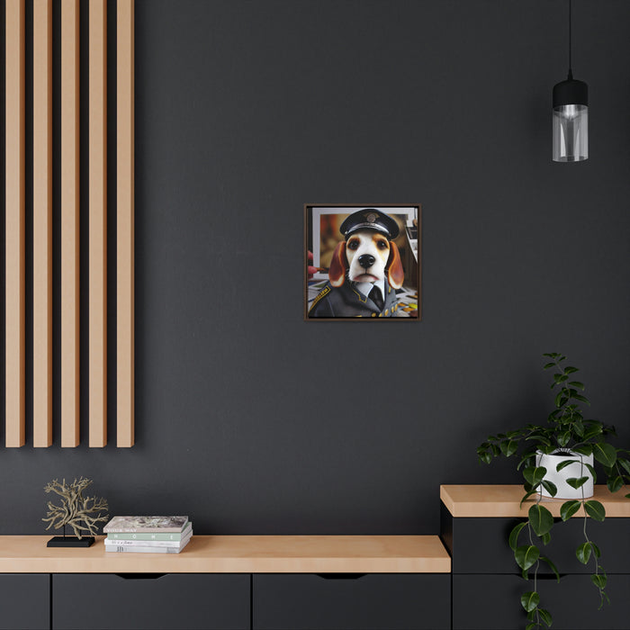 "Paw-some Canvas Art"  -   *Get the job done*   -   Gallery Canvas Wraps, Square Frame  -  #DS0043