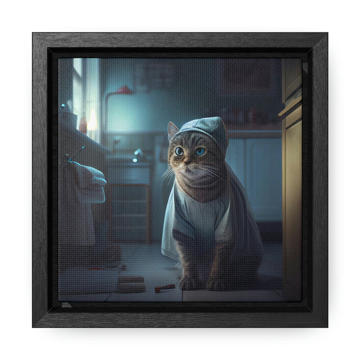 "Paw-some Canvas Art"  -   *Get the job done*   -   Gallery Canvas Wraps, Square Frame  -  #DS0070