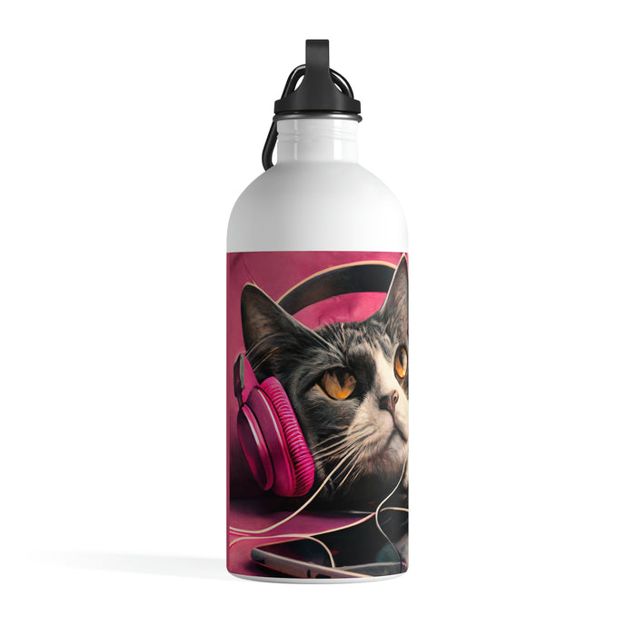 "Paw-some hydration"   -   Stainless Steel Water Bottle  -  #DS0013