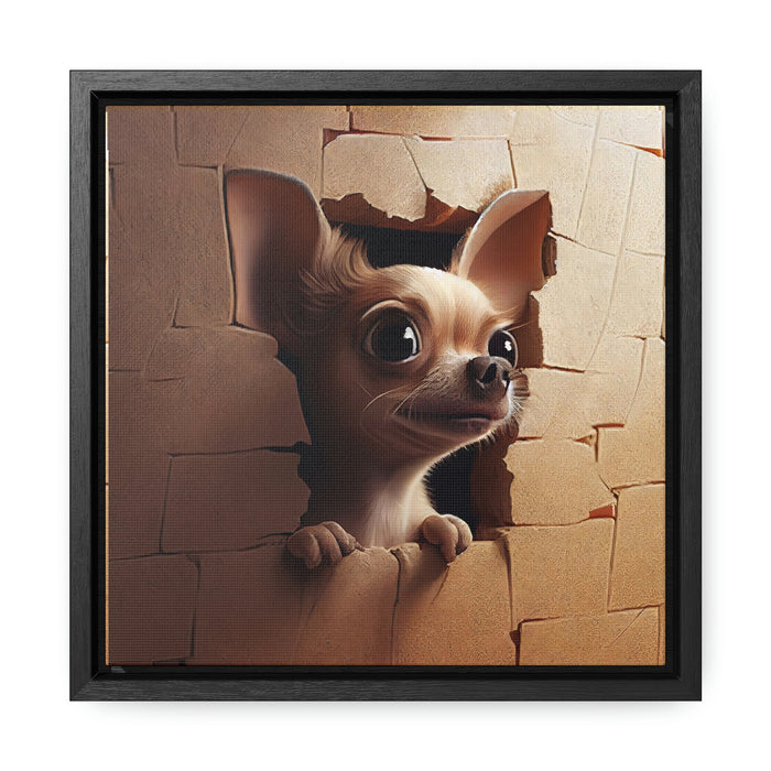 "Funny furry friends"   -  Gallery Canvas Wraps, Square Frame  -  #DS0429