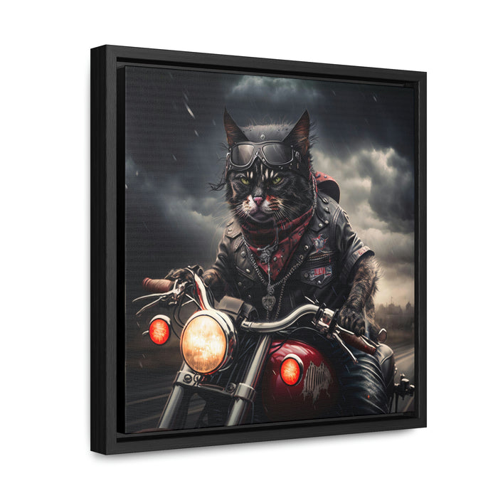 "Funny furry friends"   -  Gallery Canvas Wraps, Square Frame  -  #DS0011