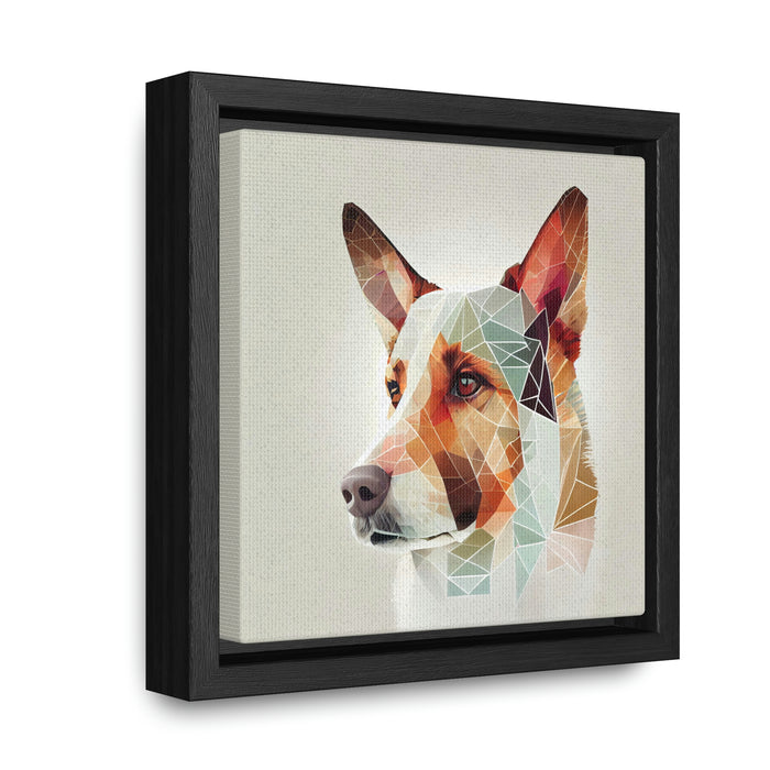 "Paw-some Canvas Art" - Abstract - Gallery Canvas Wraps, Square Frame  -  #DS0372