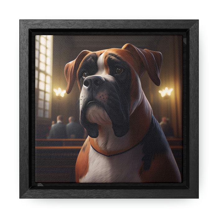 "Paws and Claws"   -   Gallery Canvas Wraps, Square Frame   -   #DS0246
