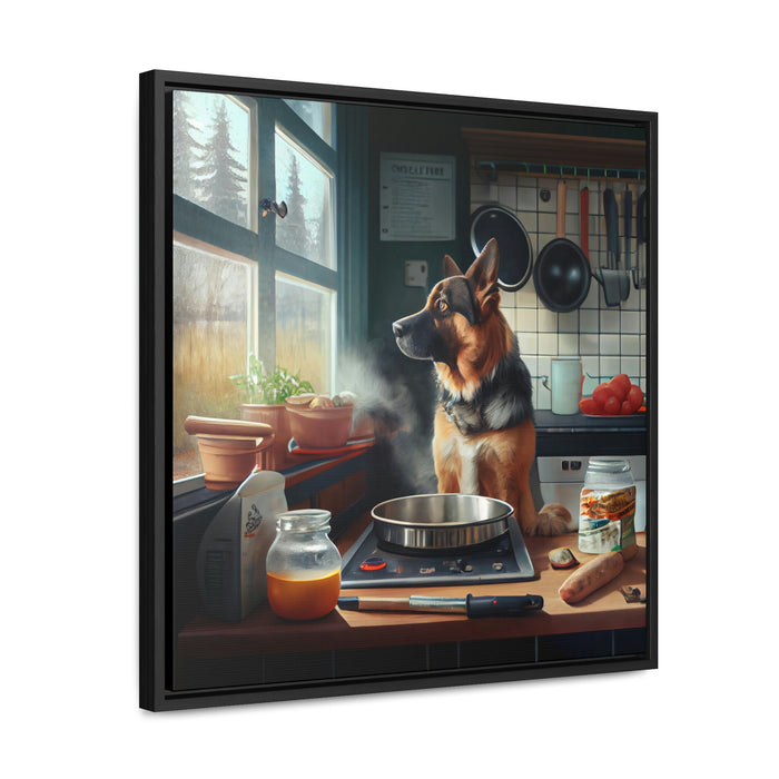 "Funny furry friends"   -  Gallery Canvas Wraps, Square Frame  -  #DS0132
