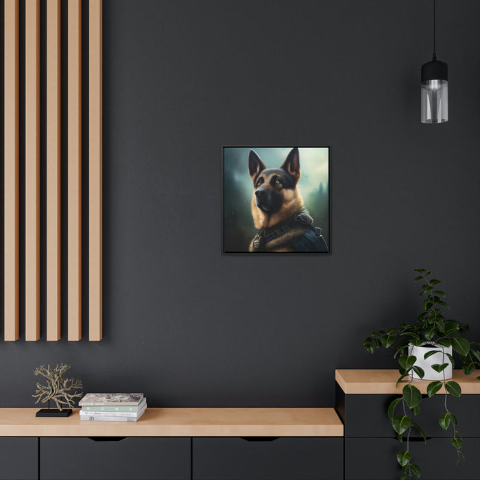 "Paw-some Canvas Art"  -   *Get the job done*   -   Gallery Canvas Wraps, Square Frame  -  #DS0076