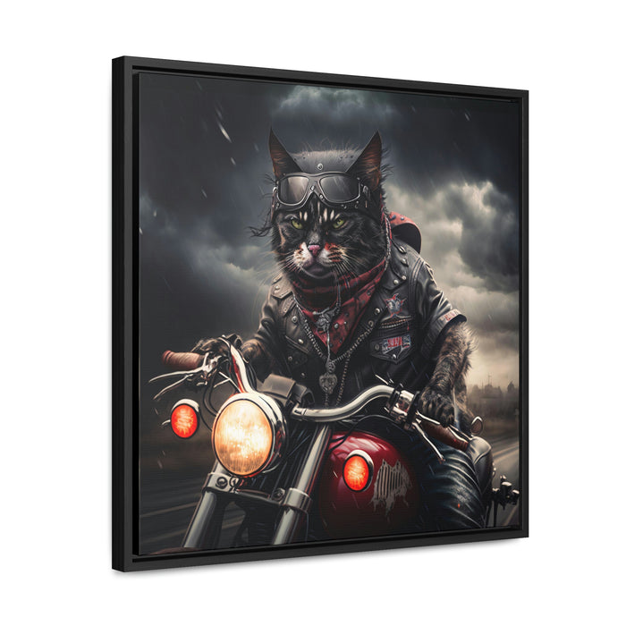 "Funny furry friends"   -  Gallery Canvas Wraps, Square Frame  -  #DS0011