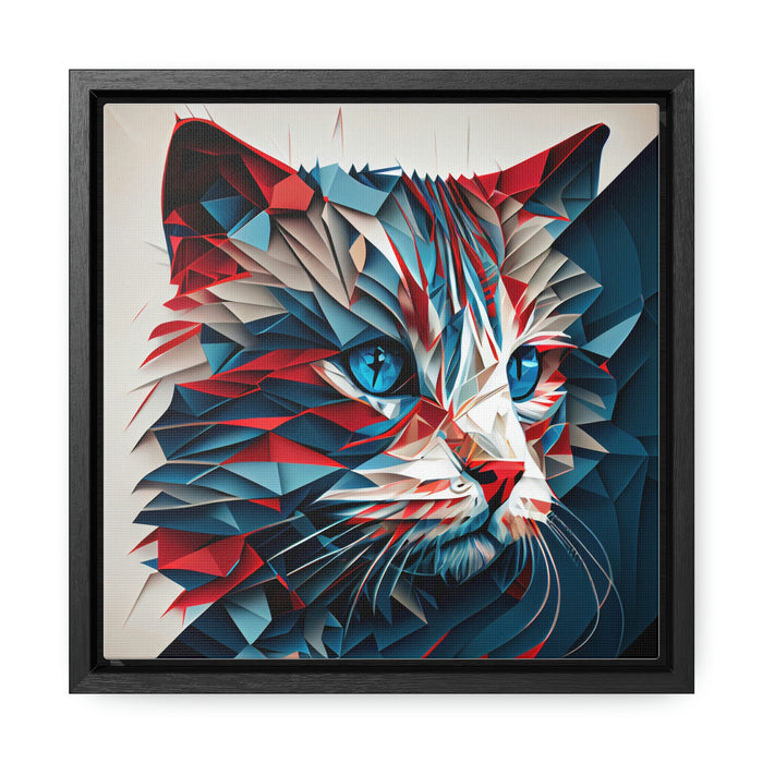 "Paw-some Canvas Art"  -   Abstract   -   Gallery Canvas Wraps, Square Frame  -  #DS0369