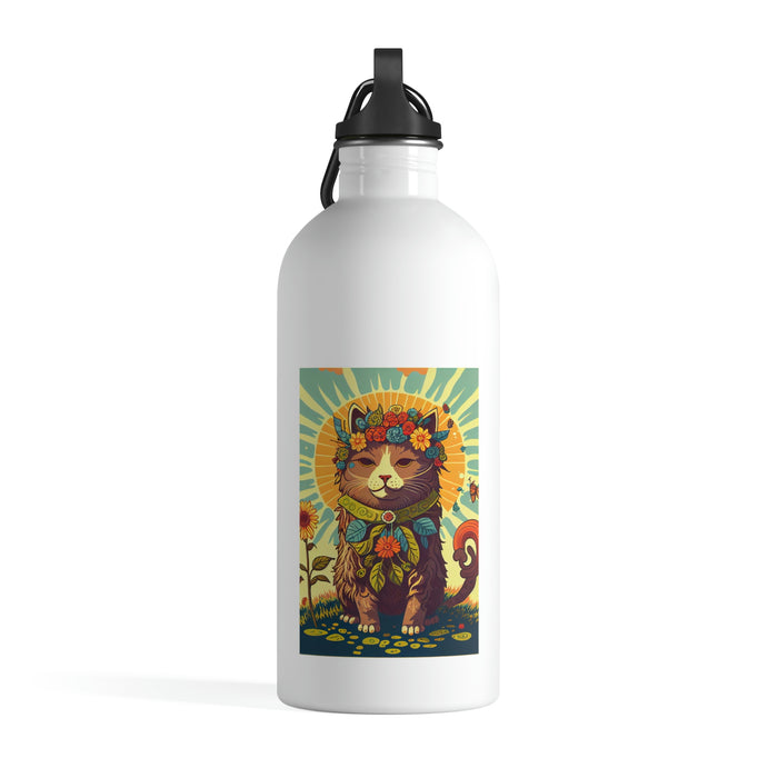 "Paw-some hydration"   -   Stainless Steel Water Bottle  -  #DS0491 #DS0495