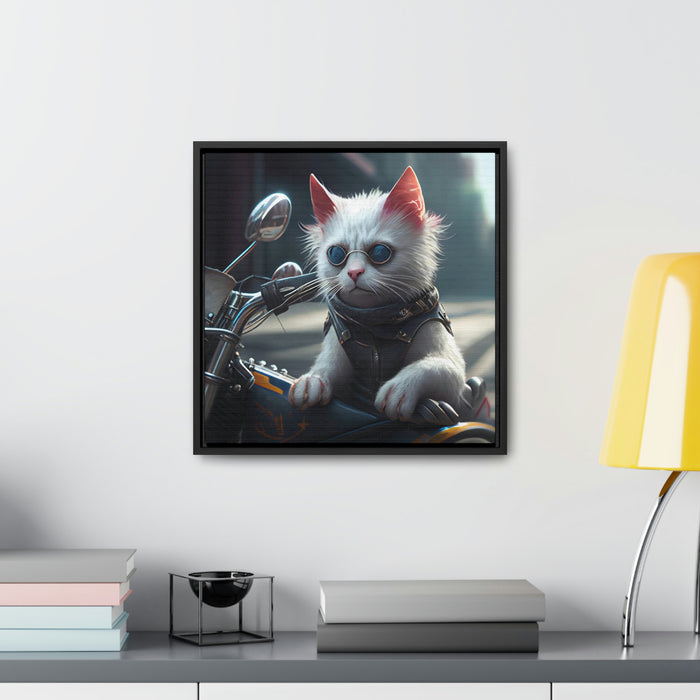 "Funny furry friends"   -  Gallery Canvas Wraps, Square Frame  -  #DS0324