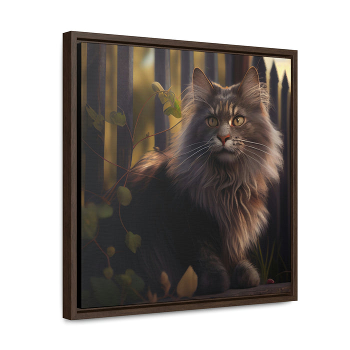 "Paws and Claws"   -   Gallery Canvas Wraps, Square Frame   -   #DS0261