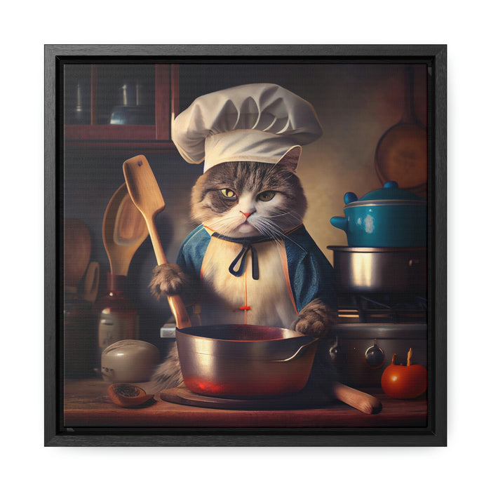 "Paw-some Canvas Art"  -   *Get the job done*   -   Gallery Canvas Wraps, Square Frame  -  #DS0500
