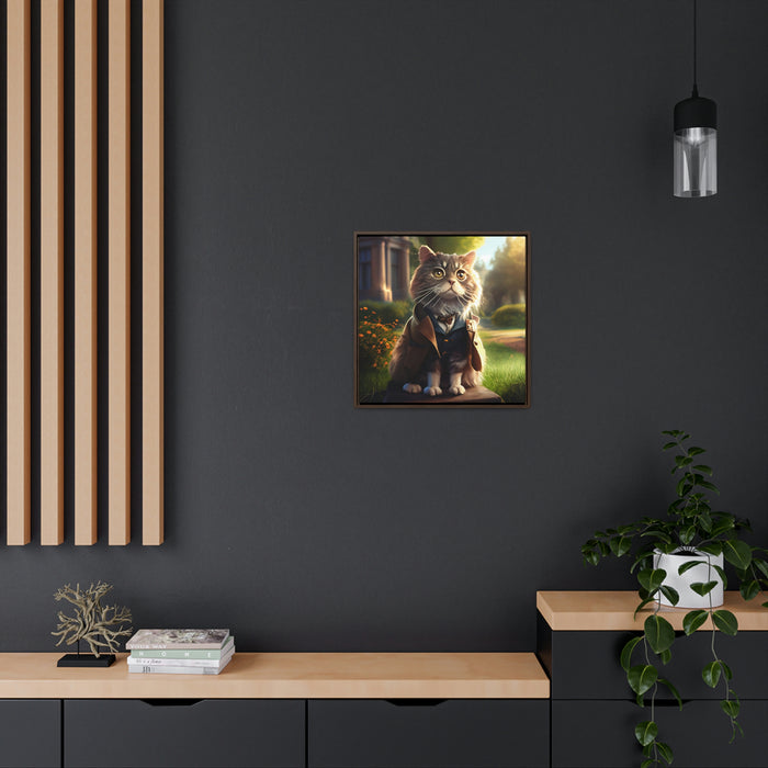 "Paw-some Canvas Art"  -   *Get the job done*   -   Gallery Canvas Wraps, Square Frame  -  #DS0373