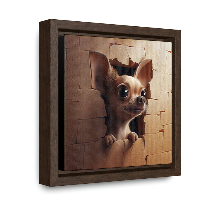 "Funny furry friends"   -  Gallery Canvas Wraps, Square Frame  -  #DS0429