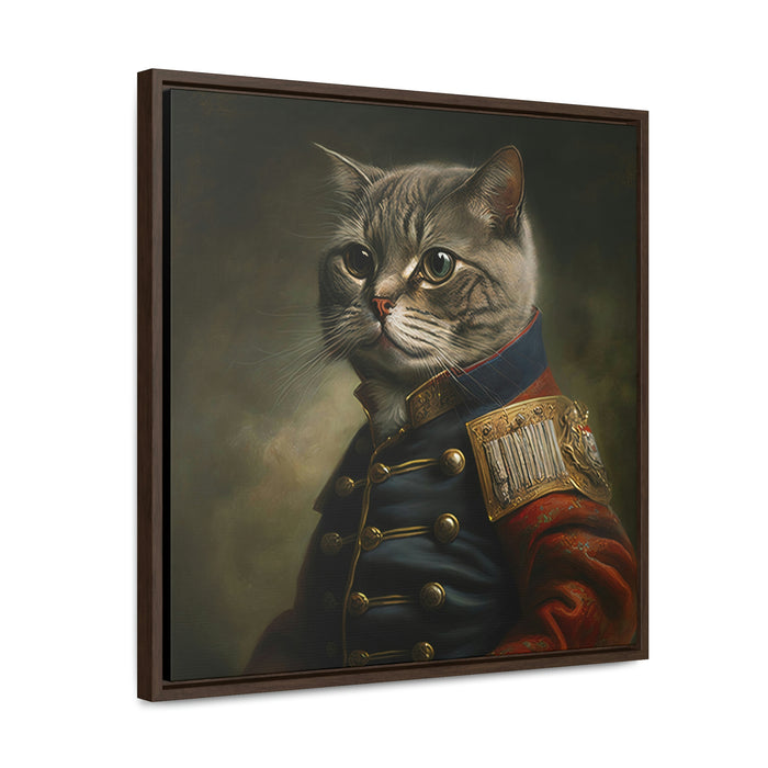 "Paws of Glory"  -  Gallery Canvas Wraps, Square Frame  -  #DS0566