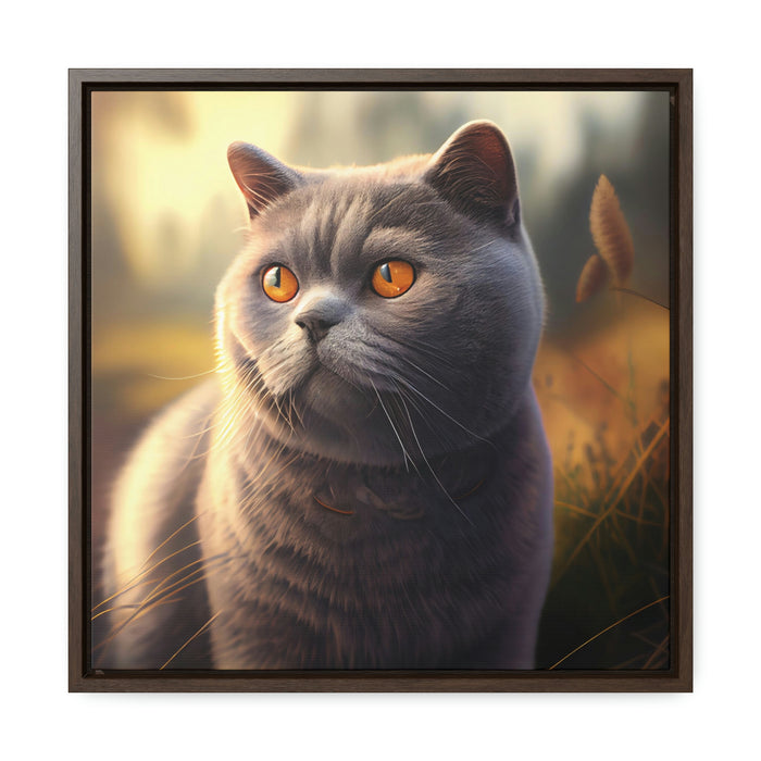 "Paws and Claws"   -   Gallery Canvas Wraps, Square Frame   -   #DS0197