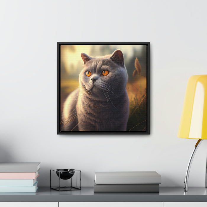 "Paws and Claws"   -   Gallery Canvas Wraps, Square Frame   -   #DS0197