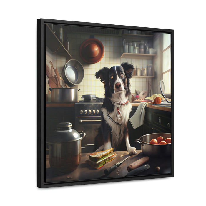 "Funny furry friends"   -  Gallery Canvas Wraps, Square Frame  -  #DS0133