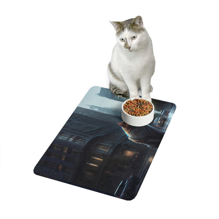 "Mealtime Madness"   -   Pet Food Mat (12x18)   -   #DS0157