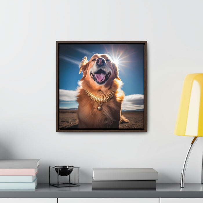 "Funny furry friends"   -  Gallery Canvas Wraps, Square Frame  -  #DS0613
