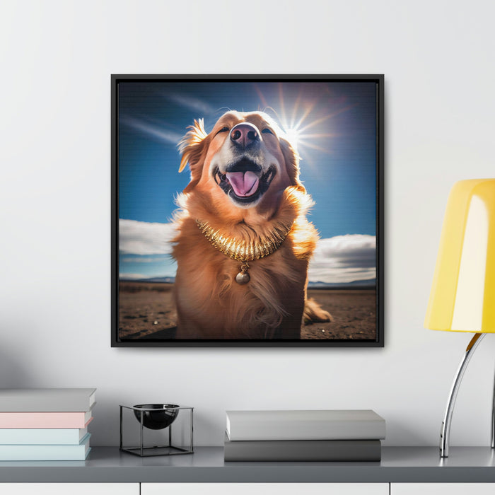 "Funny furry friends"   -  Gallery Canvas Wraps, Square Frame  -  #DS0613